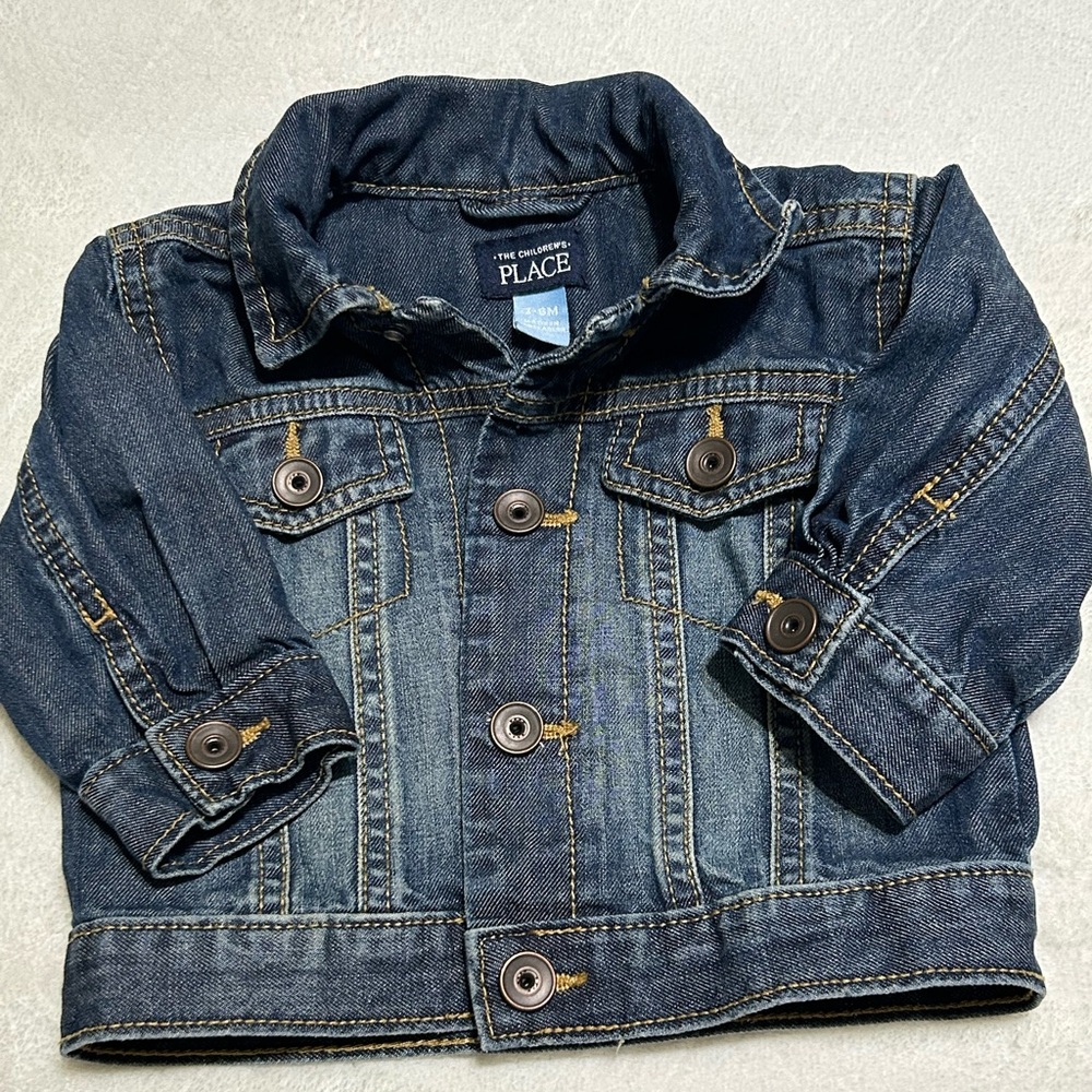 The Children's Place Blue Denim Jacket for baby (Like New)